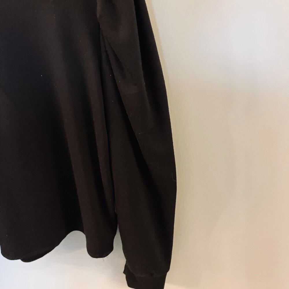 Cest La Vie Black Long Sleeve Women's Top Large - Picture 4 of 7